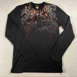 NWOT Aces and Eights Black Long Sleeve Shirt